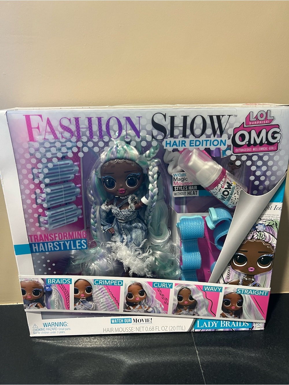 L.O.L. Surprise! OMG Fashion Show Hair Edition Doll -$35 NIB